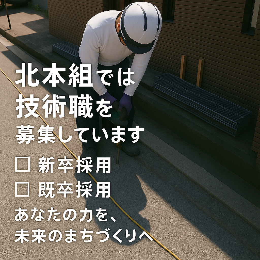 北本組 採用 求人 外構工事 土木工事|北本組